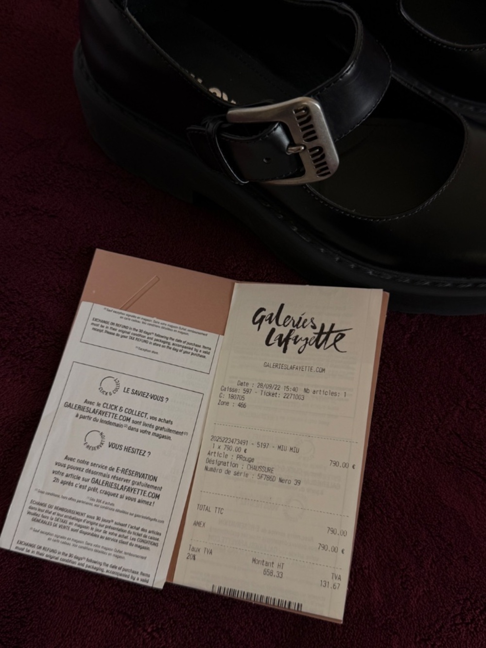 Miu Miu Black Leather Platform Mary Janes – Nearly New - Picture 3 of 16